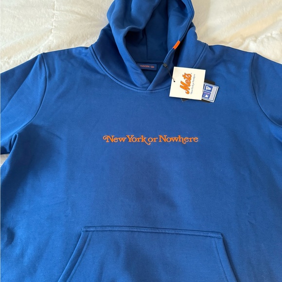 New York or Nowhere x Mets Collab Signature Hoodie UNISEX - Picture 6 of 10